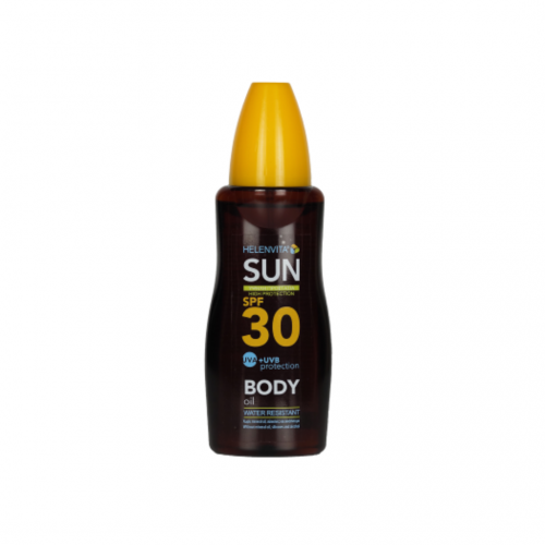 Helenvita Sun Body Oil Αδιάβροχο Αντηλιακό Λάδι SPF30, 200ml